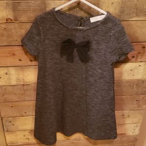 Zara girls dress size 7 graphite grey